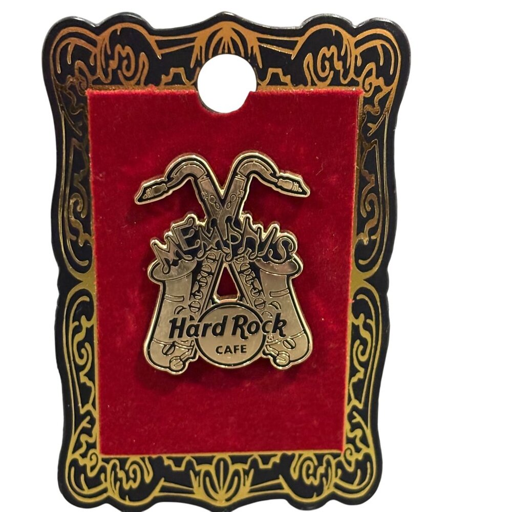 Hard Rock Cafe Memphis Saxophone Pin NEW 2007